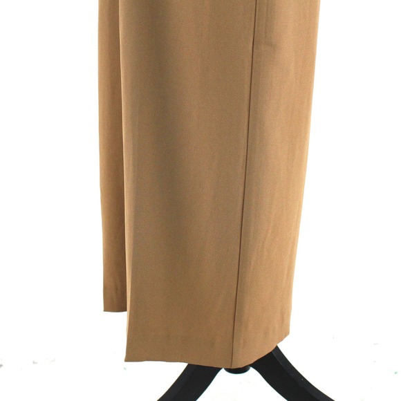 Babaton Saville Tan Sleeveless Belted Office Jumpsuit XS Straight One Piece - Picture 5 of 8